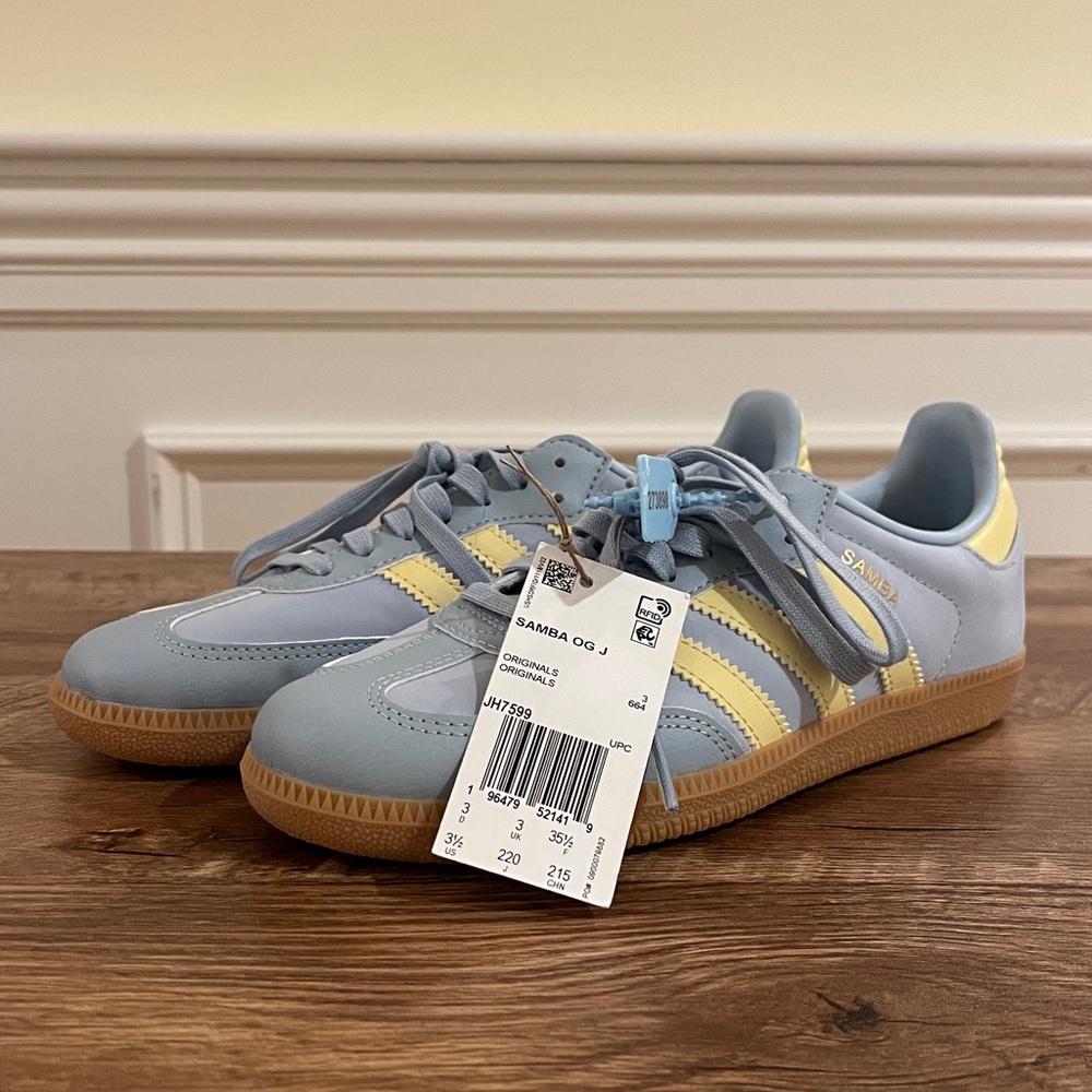 adidas Junior Originals SAMBA OG J Sneakers Size US 3 1/2 UK 3 Euro 35 1/2